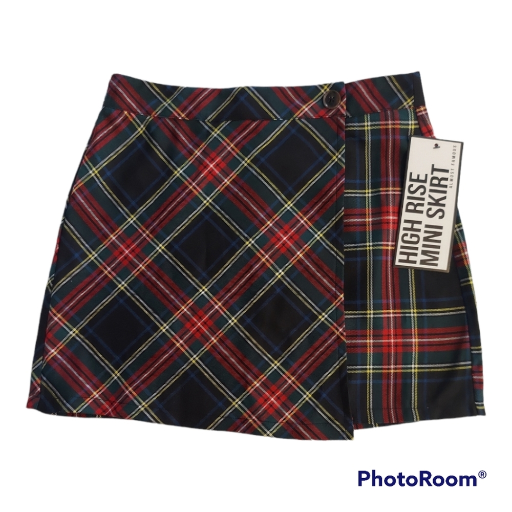 ALMOST FAMOUS HIGH RISE MINI SKIRT